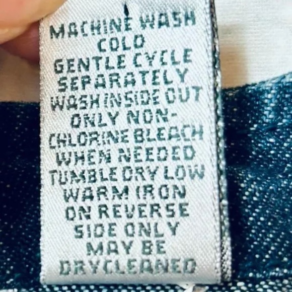 Chicos Dark Wash Denim Jacket Tan Boho Embroidery Chico’s 0 or Small - Picture 4 of 10